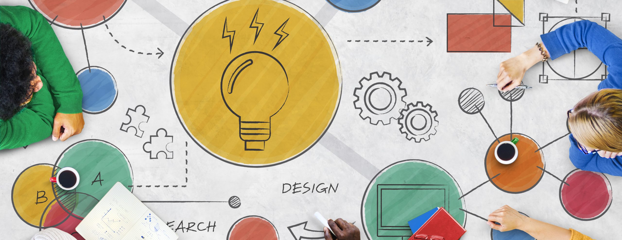 Light Bulb Ideas Creative Diagram Concept